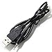 USB to 2.5mm,Ancable Replacement USB Charging Cable (3ft / 1m) for JBL E40BT E50BT J56BT Headphones (Black)