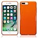iPhone 8 Plus / iPhone 7 Plus Covers, Terrapin iPhone 8 Plus / iPhone 7 Plus Case - TPU Gel - Slim Design - Durable Shock Absorbing - Back Protector - Solid Orange