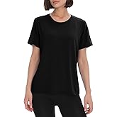 BAMBOO COOL Women's T Shirts Classic Short Sleeve Fit Tops for Women Casual Fitted Tees