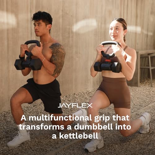 Jayflex Hyperbell Rotating Kettlebell Grip for Dumbbells Adjustable