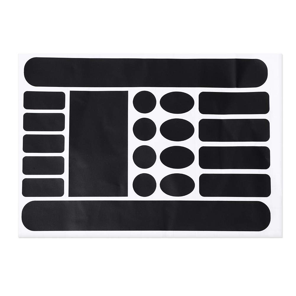 Alomejor Frame Stickers Mountain Bike Protective Film Rhinoceros Leather Sticker Highway Vehicle Chain Paste Folding Vehicle Line Pipe Sticking Anti-rub and Scratch