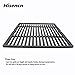 Hisencn Replacement Matte Porcelain Coated Cast Iron Cooking Grid Grates for Char-Broil 463247109 463248108 463257010, Coleman, Kenmore 415.16657900, Thermos, Uniflame GBC750W Gas Grils, Set of 2