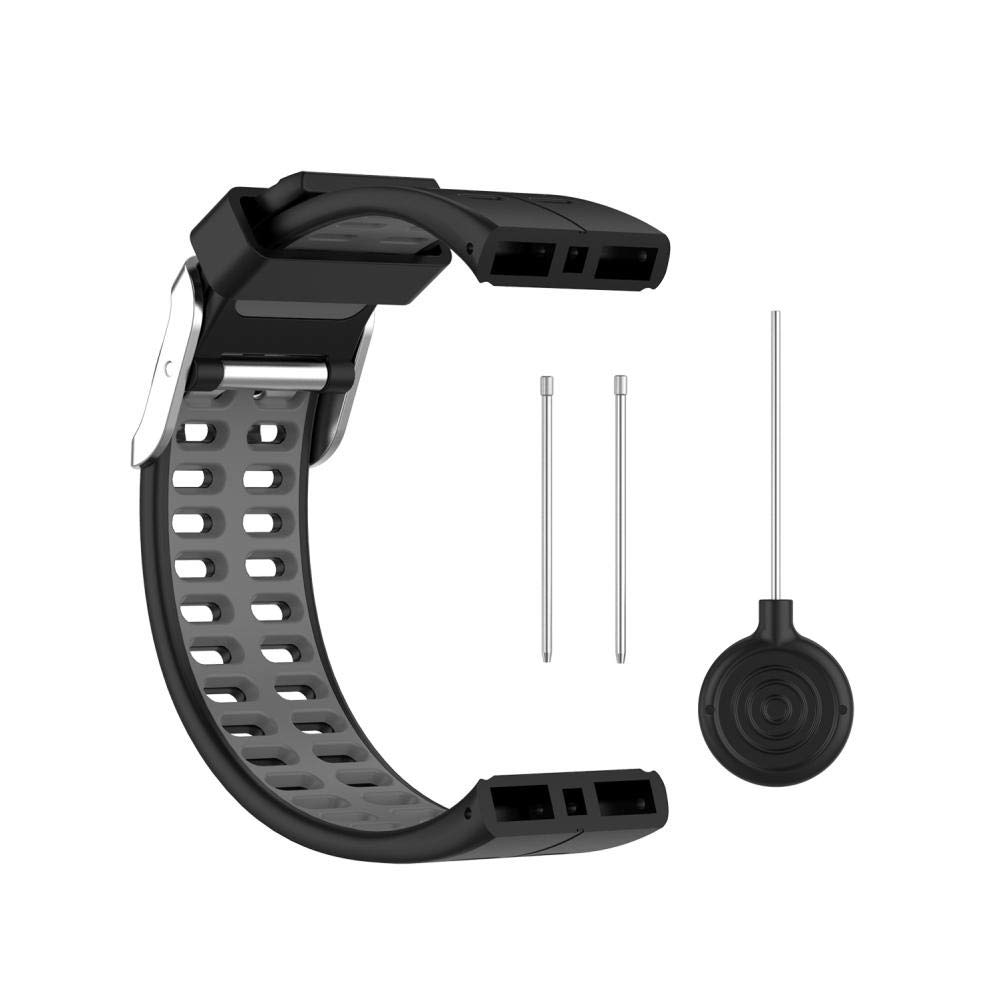 Ayaaa Sports watch Colorful interchangeable silicone strap, suitable for Boneng Polar V800 GPS Smart Watch Two-tone replacement strap