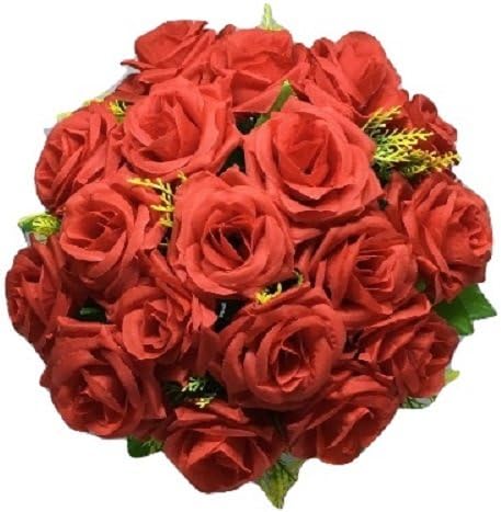 Amazon Yland Select バラ 花束 造花 綺麗 美しい 薔薇 ローズ インテリア ガーデニング プレゼント 結婚 誕生日 母の日 父の日 バレンタインデー ホワイトデー 贈り物 お祝い レッド 造花 オンライン通販