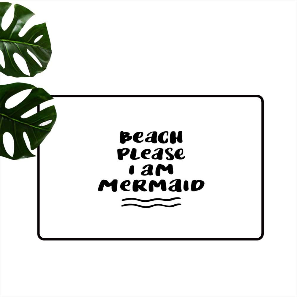 Amazoncom Peoniyhome Im Mermaidkitchen Mat Pop Culture