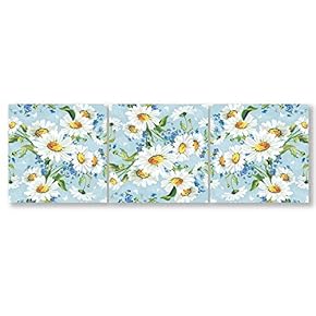 3 Piece Canvas Wall Art-National Pattern-Canvas Prints Home Artwork Decoration for Living Room,Bedroom - 16"x16"x3 Panels
