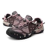 Clorts Women's Seaside Amphibious Athletic Pull On Water Shoe Hiking Water Sneaker WT05A