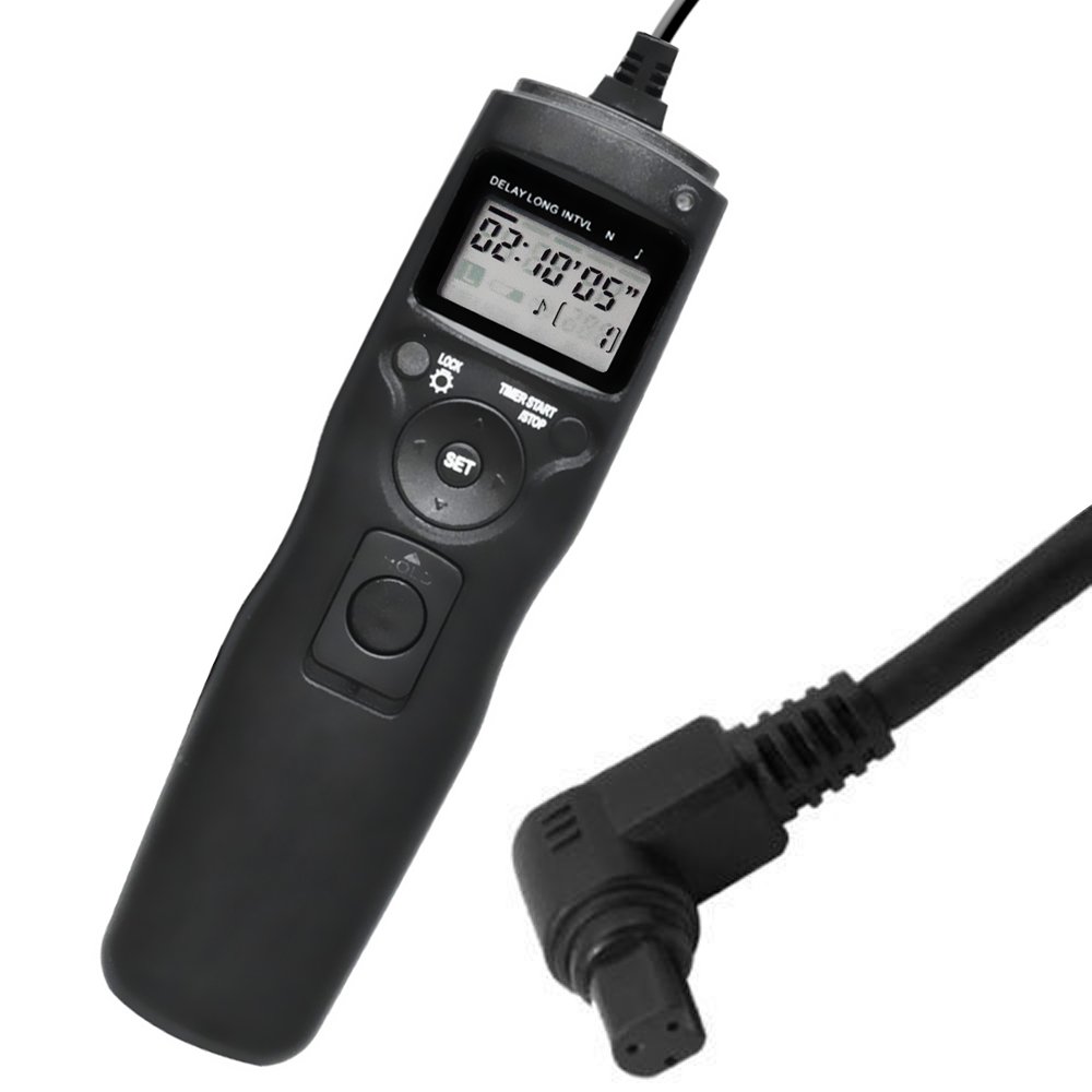 Ruili LCD Timer Shutter Release Remote Control Button for Canon 7D, 1D, 1DS, 5D, 5Ds R, 5D II, 5D III, 6D, 50D / 40D / 30D / 20D / 10D