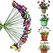 Antallcky 100pcs Butterfly Stakes Outdoor Yard Planter Flower Pot Bed Garden Decor, Butterflies Christmas Decorations, Fairy Garden Accessories Gardening Gifts