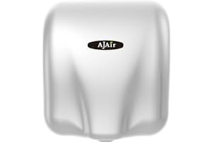 AjAir® 1 Pack Heavy Duty Commercial 1800 Watts High Speed Automatic Hot Hand Dryer - White