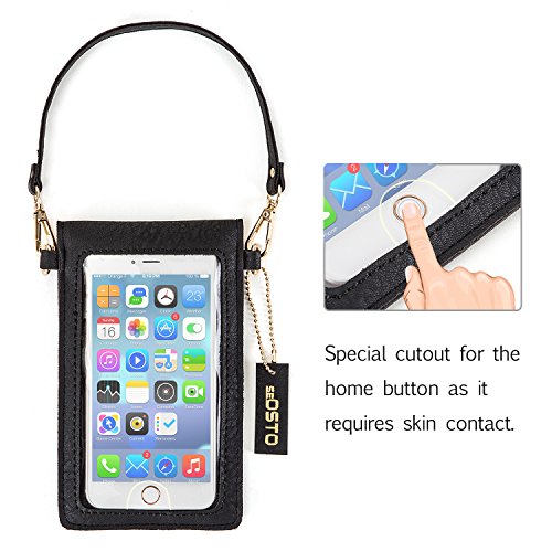 seOSTO Cell Phone Purse, Lightweight Small Wallet Purses and Handbags with 2 Shoulder Strap for Women