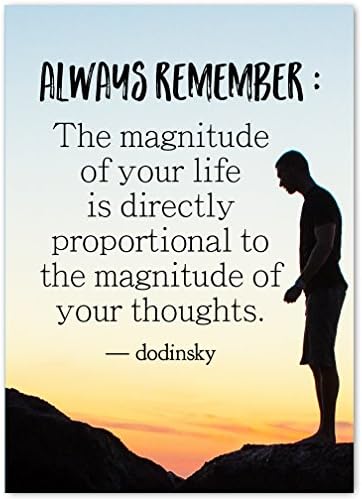 Always Look At The Bright Side — Inspirational and Decorative Quotable Magnet
