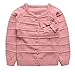 eTree Little Girls' Baby Cute Pearl Bow Buttons Cashmere Cardigan Sweaters