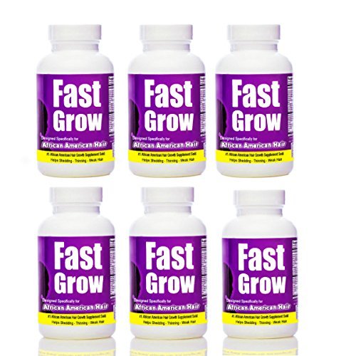 Fast Grow Hair Vitamins Ethnic Hair Growth Enhancer 6 Months