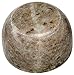 SHASH Marble Shaving Bowl, Beige - Lather Mug with Interior Grooves Builds a Rich, Foamy Froth - Retains Heat for a Close, Comfortable Shave - Compact, Sophisticated Design (Beige)