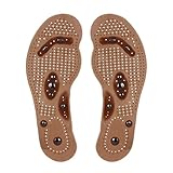 AutumnFall Gel Insoles -2018 New Style Magnetic Massage Shoe Insoles Gel Pad Therapy Acupressure Foot Care Pad Cushion for Men & Women (Women's US 6-9, Clear)
