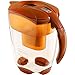 MAVEA Elemaris XL 9-Cup Water Filtration Pitcher, Tangerine