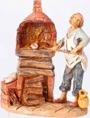 Fontanini Bakery With Darius 3.5" * Nativity Village Collectible 55028