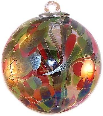 Small Witch Ball Sentinel Iridized by Iron Art Glass Designs