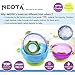 NEOTA Spill-Proof BPA-Free Baby Bowls and Spoon Set with Lids for Baby and Toddler, 3-Count