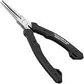 ENGINEER Precision Mini Long Nose Pliers (Needle tip) 141mm Professional Grade ESD Safe with Carbon Steel Jaws. Made in Japan. PS-03