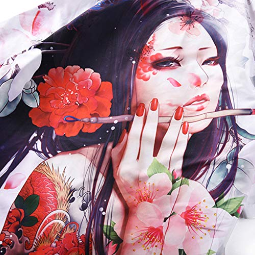 image for Chouron Women Cover Up for Swimsuit Peony Portrait Sauna Suit Water Pa