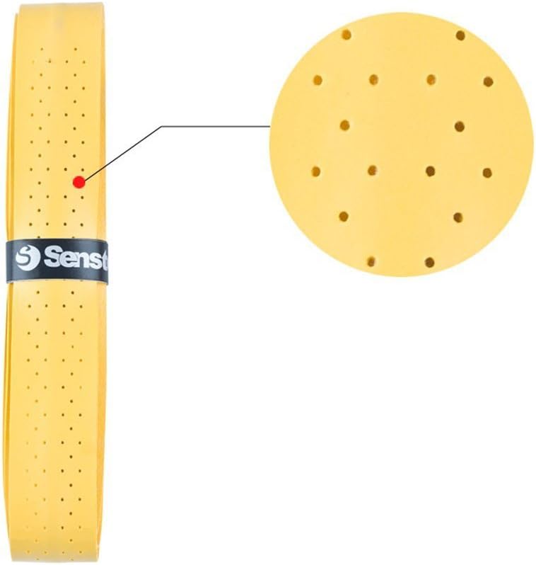 Senston New Racket Grip Anti Slip Perforated Super Absorbent Tennis Overgrip Badminton Overgrip Pickleball Overgrip.5 Pack. : Sports & Outdoors