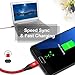 Micro USB Cable Android, Eakase(2-Pack 6.6FT) Micro USB to USB A High Speed Sync Charger Nylon Braided Cord Compatible with Samsung Galaxy S6 S7 J7 Note 5,Kindle,LG,Xbox,PS4,Camera,Smartphones(Red)