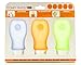 COMFY TRAVEL Silicone Bottles, Leak Proof, Squeezable, Easy to Clean Travel Tubes, 3 oz, Set of 3