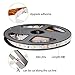 Lepro 12V LED Strip Light, Flexible, SMD 2835, 16.4ft Tape Light for Home, Kitchen, Party, Christmas and More, Non-Waterproof, Warm White(Not Include Power Adapter)