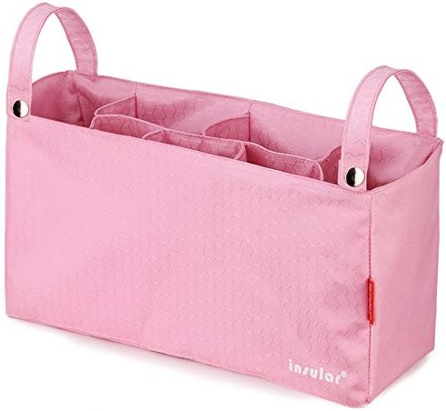 Multifunctional Baby Diaper Bags Organizer changing Bags for Strollers pink