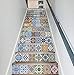 FLFK Peel and Stick Tile Stickers - 13 Waterproof Decals, Each with 6 Patterns, Each 7.08