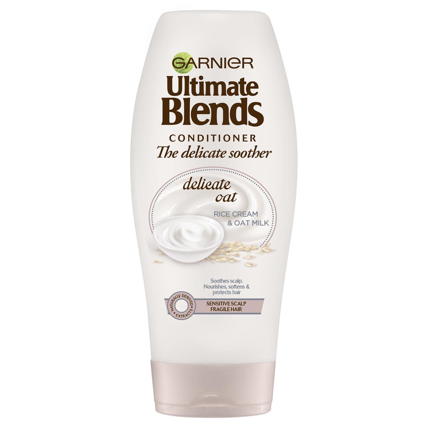 Garnier Ultimate Blends Conditioner | Delicate Oat With Rice Cream & Oat Milk Soothing for Sensitive Scalp & Fragile Hair | 360 ml | Pack of 6