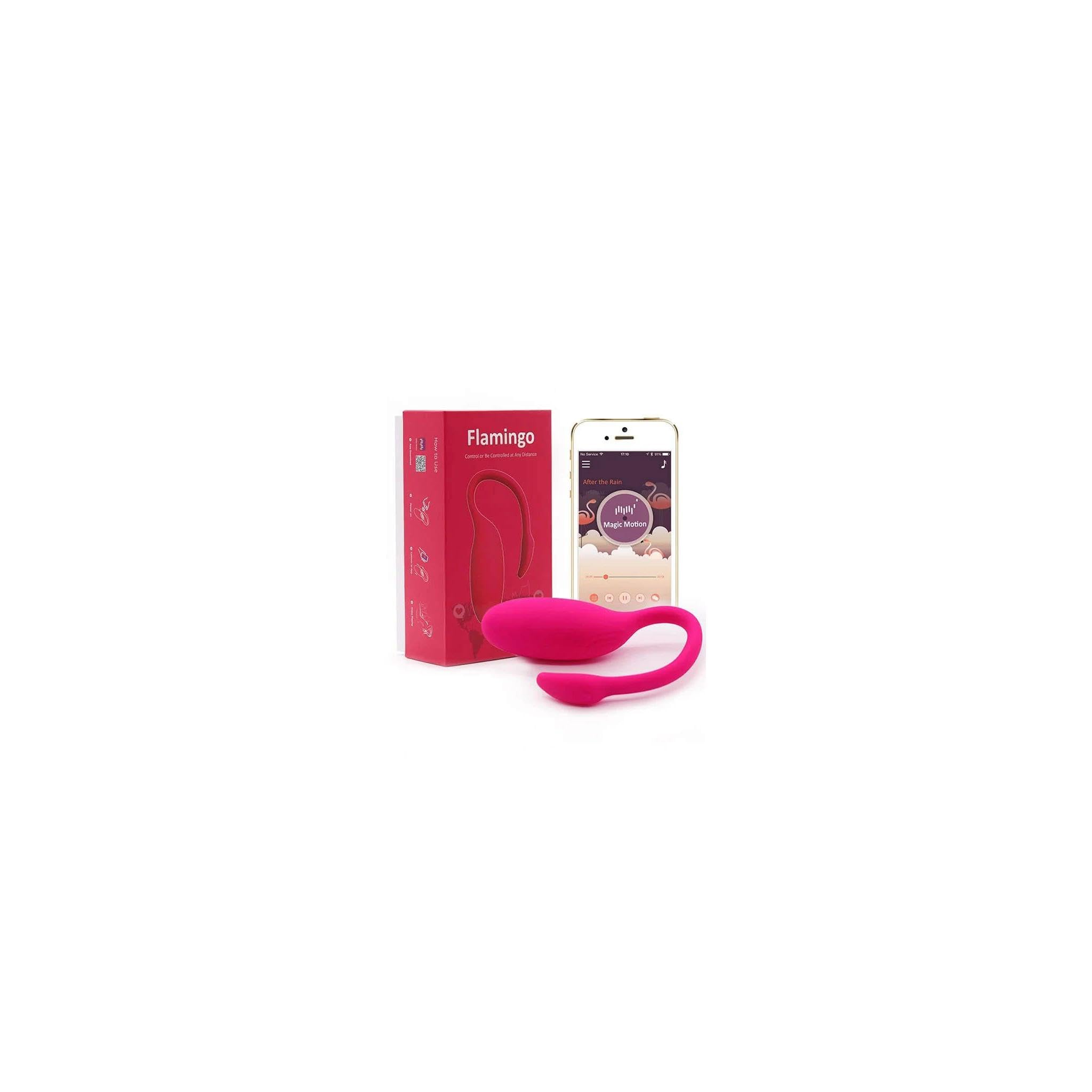 Magic Motion Flamingo App Controlled Wearable Vibrator - Pink