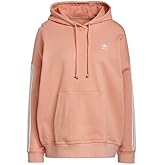 adidas Originals Womens Adicolor Classics Oversize Hoodie, Ambient Blush