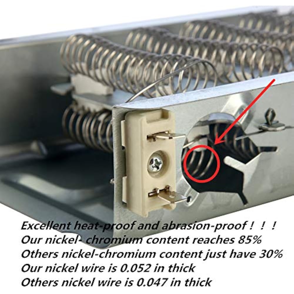 279838 Dryer Heating Element 3977767 3392519 Kit For Whirlpool, Kenmore