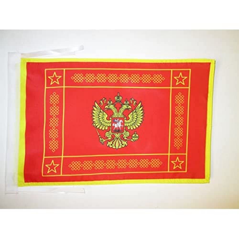 AZ FLAG - Armed Forces of the Russian Federation Flag - 18'' x 12'' - 100% Polyester Russia military Small Banner with Two Cords - Fade Resistant - Vivid Colors - 18x12 in - 45x30 Cm — image 1