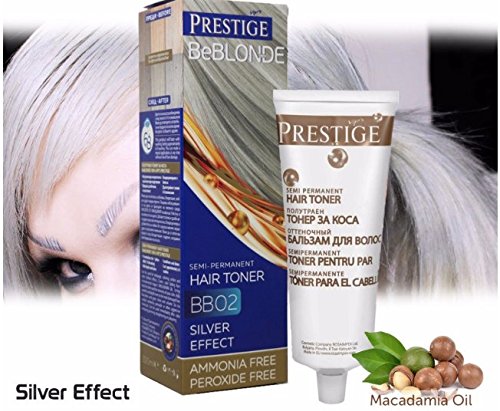 Vips Prestige Beblonde Semi Permanent Hair Toner Colour Silver