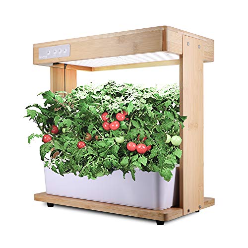 Hydroponics Growing System Kit LED Plant Grow Light, Hydroponics Indoor Gardening Kit Herb Seed Pod Kit, Nutrients, Seeds Not Included (8pot)