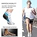 Sport Plantar Fasciitis Arch Support Compression Foot Socks/Foot Sleeves (7 Pairs) - Increases Circulation, Relieve Pain Fast (Blue&White, L/XL)