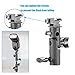 Camera Flash Speedlite Mount Stand and Umbrella Holder Mount 180°Swivel Light Stand E Type Light Bracket for Camera DSLR Nikon Canon Pentax Olympus and Other DSLR Flashes Studio Light LED Light