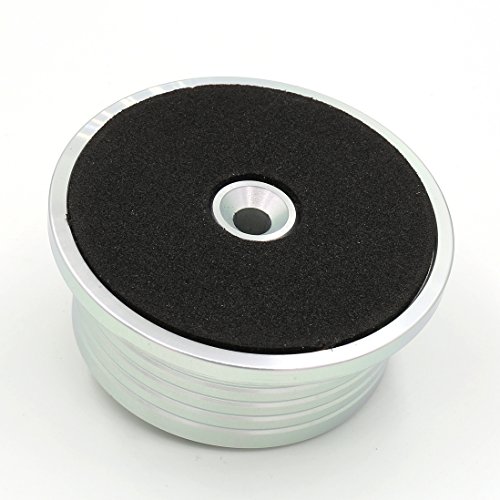 Viborg 50HZ 3 in 1 Record Clamp LP Disc Stabilizer Turntable Silver for Vibration Balanced