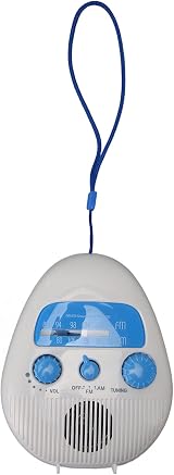 Bewinner Portable AM FM Shower Radio Waterproof Wireless Bathroom Digital view 6