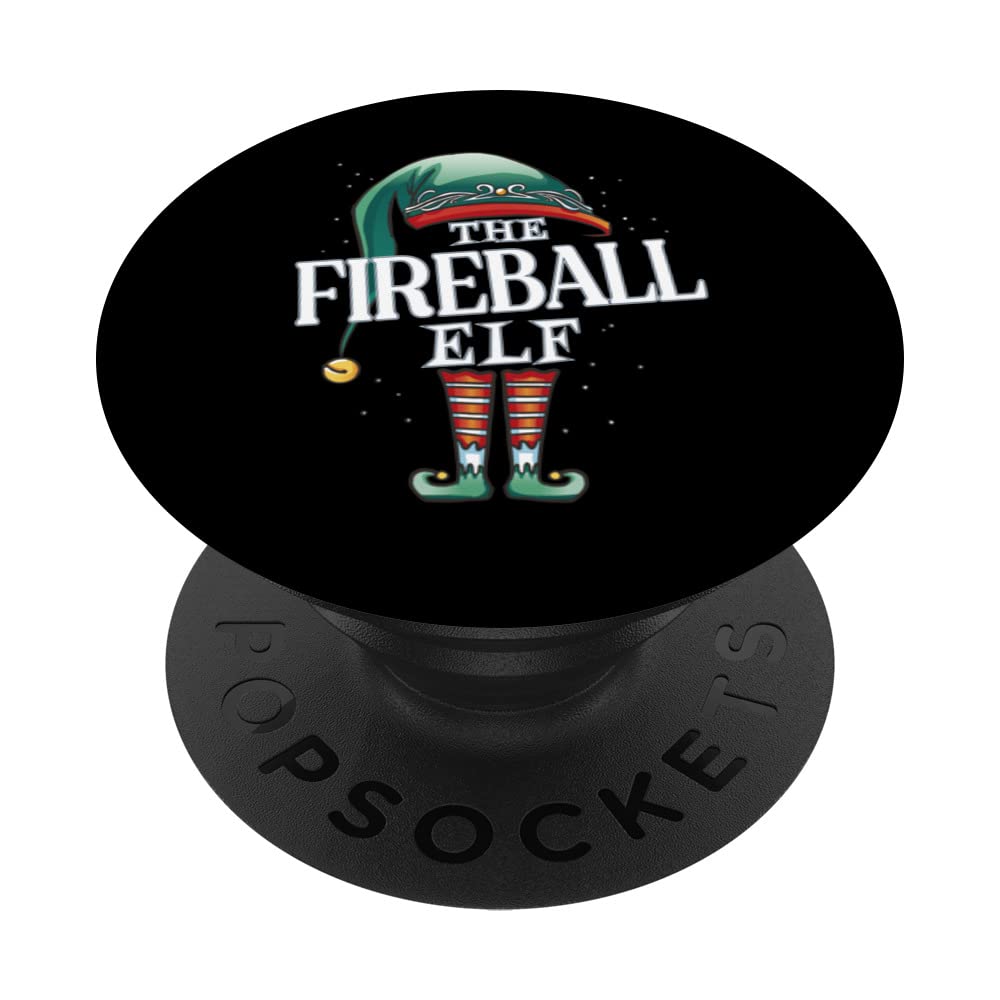 Fireball Elf Christmas Group Xmas Pajama Party PopSockets Swappable PopGrip