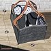 LittleCloud Baby Diaper Caddy Organizer Comfy Carry Nursery Bin – Unisex Portable Newborn Essentials Changing Table Cotton Canvas Nappy Holder Storage Bag Basket Travel Tote Boy Girl Baby Shower Gift