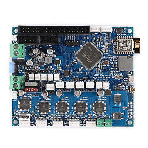UKSAT 3D Printer Motherboard Kit Cloned Latest Version Duet 2 WiFi V1.04 Upgrades Controller Board 32bit Mainboard for Most Printer CNC Machines