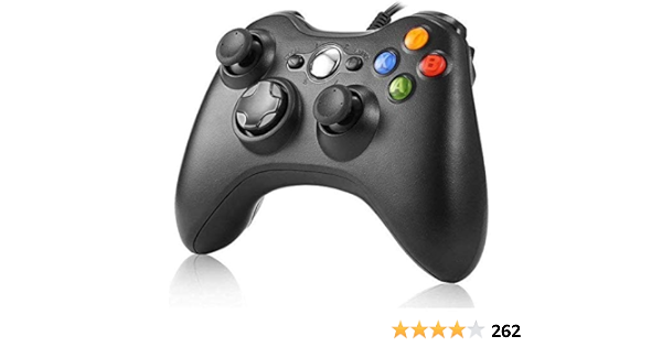 Xbox 360 Wired Controller Etpark Usb Gamepad Joypad With Shoulders Buttons For Microsoft Xbox 360 Xbox 360 Slim Pc Windows 7 8 10 Game Black Amazon Sg Electronics