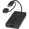 Plugable USB to DisplayPort Adapter. Connect one or More to Any Mac or Windows System to add Extra displays up to 1920x1080 60hz. USB C and A