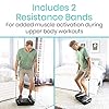 Vive-Shake-Plate-Vibration-Platform-with-Resistance-Exercise-Band-Vibrating-Fat-Shaker-Power-Machine-Equipment-for-Whole-Body-Home-Fitness-Pulsating-Weight-Loss-Training Vive Shake Plate - Vibration Platform with Resistance Exercise Band - Vibrating Shaker Power Machine - Equipment for…