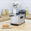 Swan-3L-Stainless-Steel-Deep-Fat-Fryer-with-Viewing-Window-and-Safety-Cut-Out-Non-Slip-Easy-Clean-and-Adjustable-Temperature-Control-2kW-SD6040N-2000-W-3-liters-Silver Swan SD6040N 3 Litre Stainless Steel Deep Fat Fryer with Viewing Window and Safety Cut Out, Non-Slip, Easy Clean and…